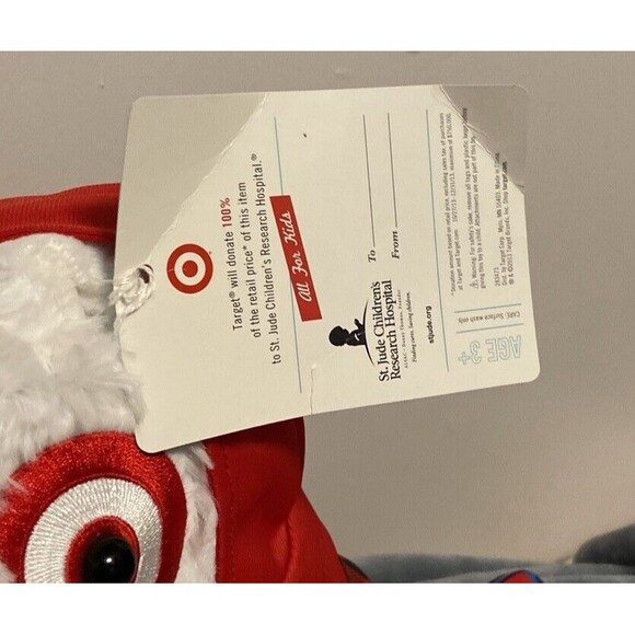 Target Stores 2013 Holiday Bullseye Dog  Plush Snowboard Hoodie 12” Toy Has Tag - Picture 7 of 16